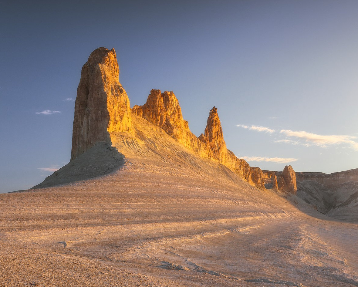 Boszhira mountain landscape in Mangystau