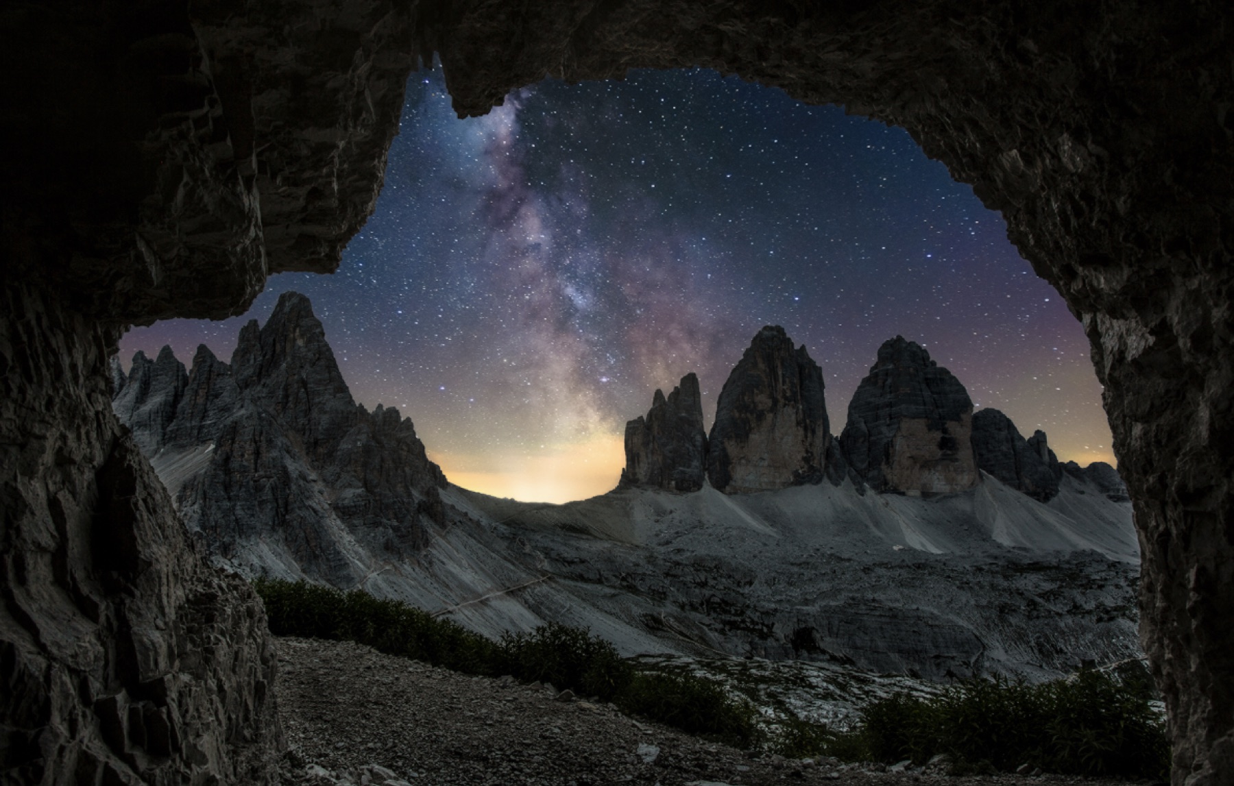 Milky Way night sky