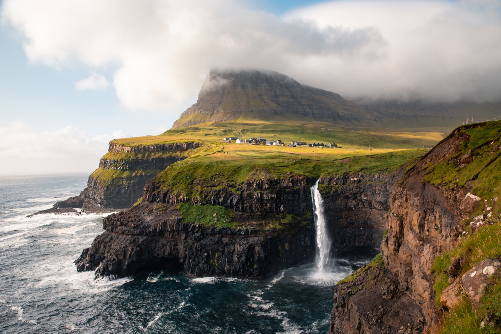 Múlafossur Waterfall, Gasadalur 2024